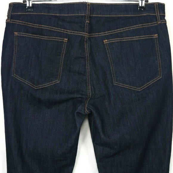 Old Navy The Flirt Bootcut Jeans Stretch Dark 18 x 31 - Picture 6 of 8